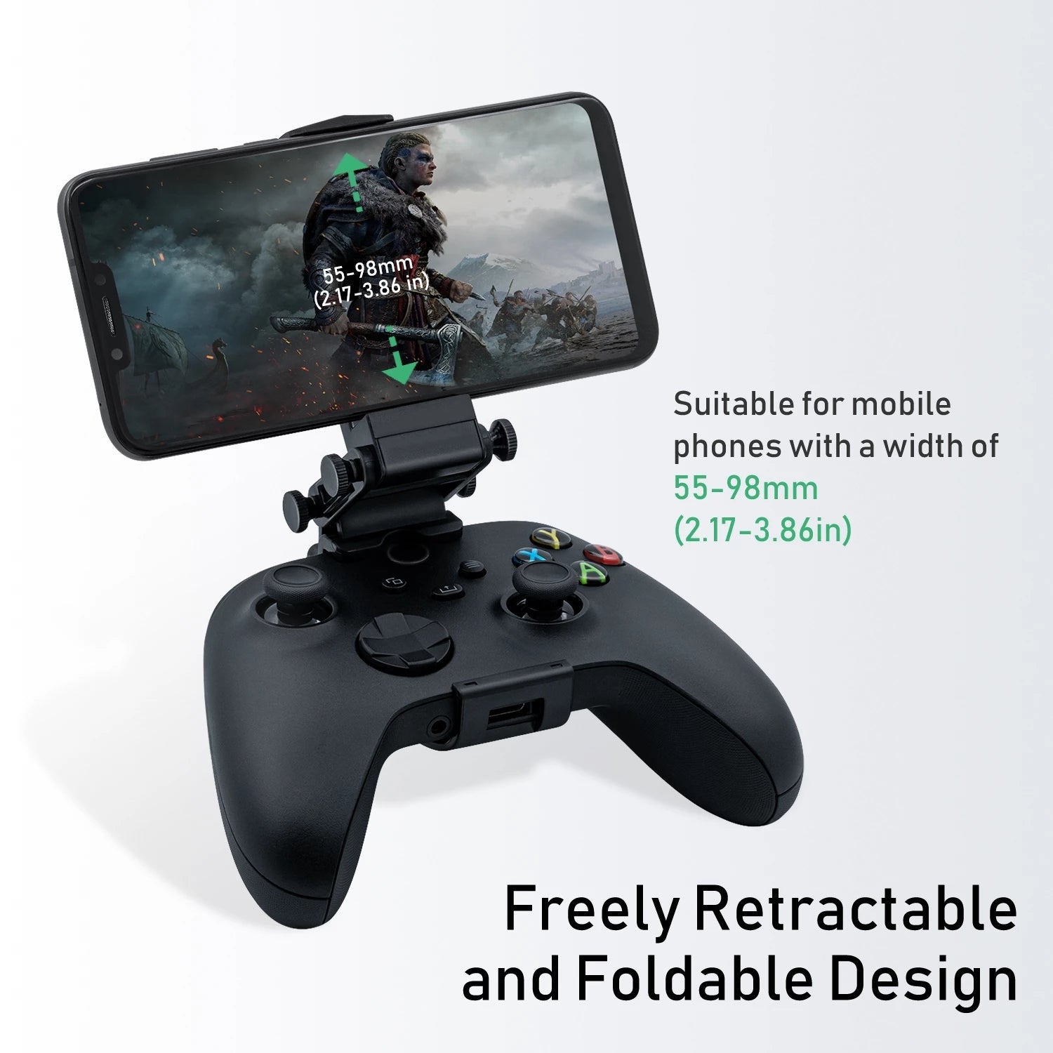 IPEGA PG-XBS005 Adjustable Gamepad Phone Holder Clip Bracket for Xbox Series S/Series X/Xbox One/Elite 2 Game Controller IPEGA PG-XBS005 Adjustable Gamepad Phone Holder Clip Bracket for Xbox Series S/Series X/Xbox One/Elite 2 Game Controller